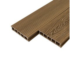 Доска террасная RusDecking Tehno Crown 3D 32х165х3000 мм ДПК орех