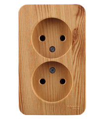 Розетка Systeme Electric Blanca накладная ясень (BLNRA000215) - фото 1