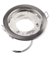 Светильник встраиваемый GX53 сатин/хром 13 Вт IP20 Navigator ДВО (71280) - фото 2