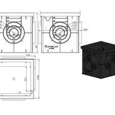 Дождеприемник пластиковый Steelot SteeStart 300х300