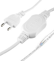 Лента светодиодная SMD 3528 3000К 220 В 4,8 Вт/м 20 м IP67 Navigator (14512) - фото 3