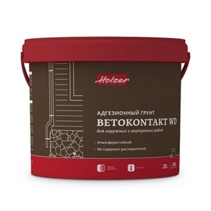 Грунт бетоноконтакт Holzer Betokontakt 5 кг — купить в Петровиче в ...
