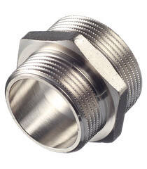 Ниппель переходной Stout 1 1/2 НР(ш) х 1 1/4 НР(ш) латунный (SFT-0004-112114) - фото 1