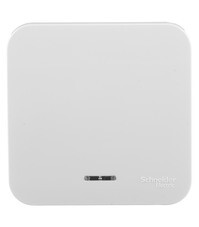 Выключатель Systeme Electric Blanca одноклавишный накладной белый с подсветкой (BLNVA101111)