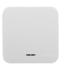 Выключатель Systeme Electric Blanca одноклавишный накладной белый с подсветкой (BLNVA101111) - фото 1