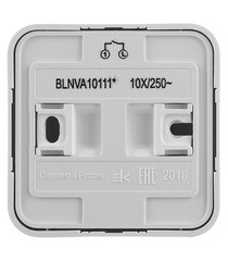 Выключатель Systeme Electric Blanca одноклавишный накладной белый с подсветкой (BLNVA101111) - фото 5