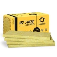 Утеплитель Isover Фасад-Мастер 50х600х1000 мм 2,4 кв.м