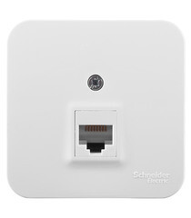 Изображение товара Розетка компьютерная Systeme Electric Blanca накладная белая RJ45 (BLNIA045001)