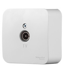 Розетка телевизионная Systeme Electric Blanca накладная белая (BLNTA000011) - фото 6