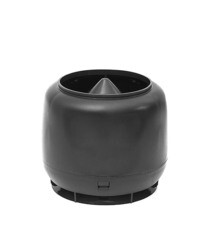 Колпак Поливент для изолированного выхода d160 мм серый RAL 7015 - фото 3