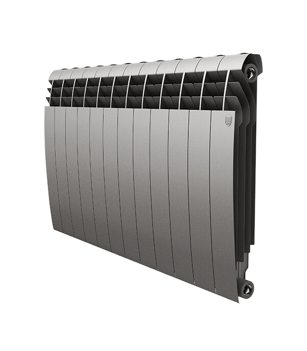 Изображение товара Биметаллический радиатор Royal Thermo BiLiner Silver Satin 500 мм 12 секций