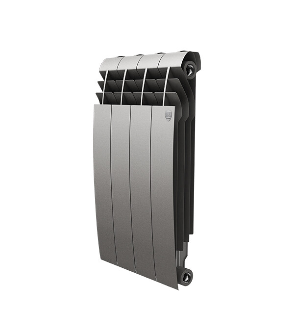 Изображение товара Биметаллический радиатор Royal Thermo BiLiner Silver Satin 4 секции 500 мм