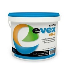 Краска интерьерная Evex ВР-2 полимерная белая 14 кг
