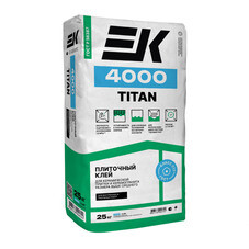 Клей для плитки Титан ЕК-4000 25 кг