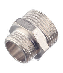 Ниппель переходной Stout 1 НР(ш) х 3/4 НР(ш) латунный (SFT-0004-000134) - фото 1