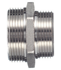 Ниппель переходной Stout 1 1/2 НР(ш) х 1 1/4 НР(ш) латунный (SFT-0004-112114) - фото 2