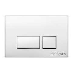 Клавиша смыва для инсталляций Berges Element белая (041011)