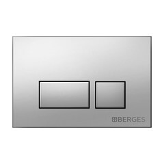 Клавиша смыва для инсталляций Berges Element хром матовая (041012)