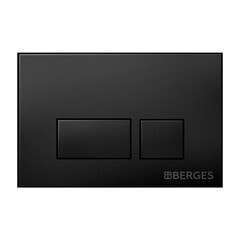 Клавиша смыва для инсталляций Berges Element черная (041015)