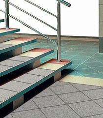 Керамогранит ступень Quadro Decor Грес серый соль-перец 300х300х7 мм (17 шт.=1,53 кв.м) - фото 4