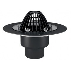 Воронка Termoclip d110 мм для плоской кровли черная