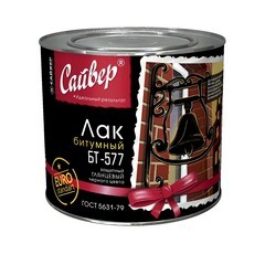 Лак битумный Saiver ШХЗ БТ-577 0,8 кг