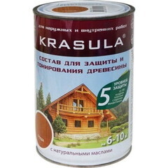 Антисептик Норт Krasula декоративный для дерева палисандр 0,95 л