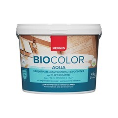 Антисептик Neomid Biocolor Aqua декоративный для дерева венге 2,3 л