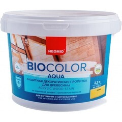 Антисептик Neomid Biocolor Aqua декоративный для дерева сосна 2,3 л