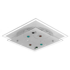 Светильник потолочный накладной Arte Lamp Esmeralda E27 120 Вт 220 В IP20 квадратный (A4814PL-2CC)