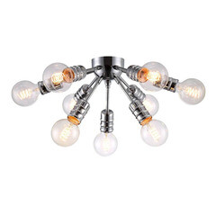 Люстра потолочная накладная Arte Lamp Fuoco E27 540 Вт 220 В IP20 d430х210 мм (A9265PL-9CC)