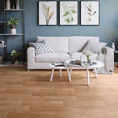 Керамогранит Cersanit Maplewood коричневый матовый 598х185х7,5 мм (11 шт.=1,216 кв.м) - фото 4