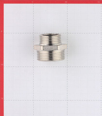 Ниппель переходной Stout 1 1/4 НР(ш) х 1 НР(ш) латунный (SFT-0004-001141) - фото 3