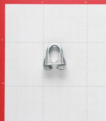 Зажим троса u-образный d8 мм DIN 741 (2 шт.) - фото 3