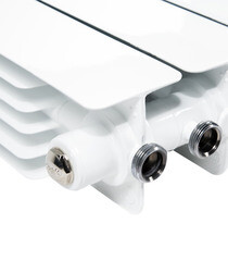 Радиатор биметаллический Rifar Monolit Ventil MVR 500 мм 12 секций 3/4 нижнее правое подключение белый - фото 4