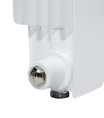 Радиатор биметаллический Rifar Monolit Ventil MVR 500 мм 6 секций 3/4 нижнее правое подключение белый - фото 3