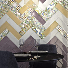 Плитка декор Kerama Marazzi Монпарнас многоцветная 285x85x8 мм - фото 7