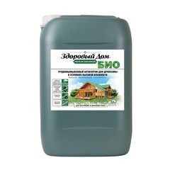 Средство деревозащитное здоровый Дом БИО желто-зеленый 9 кг