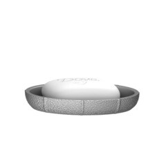 Мыльница для ванной Fora Miracle Silver настольная полирезин серебро (FOR-MIR036SIL)