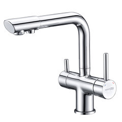 Смеситель для кухни WasserKraft хром с подключением к фильтру однорычажный (A8017) - фото 1