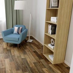 Линолеум полукоммерческий 4 м Juteks Respect Porto 6702 антистатический - фото 5