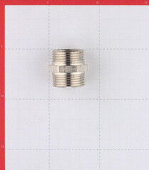 Ниппель Stout 1 НР(ш) х 1 НР(ш) латунный (SFT-0004-000011) - фото 3