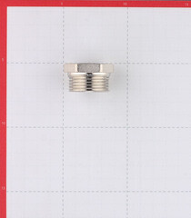 Футорка Stout 1 НР(ш) х 3/4 ВР(г) латунная (SFT-0029-000134) - фото 2