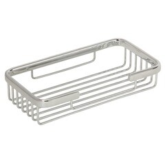 Полка-решетка для ванной Veragio Basket 110х200х40 мм латунь хром (VR.GFT-9040.CR)