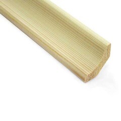 Плинтус деревянный гладкий Сорт АА 50 мм х 2,5 м