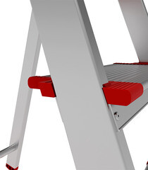 Стремянка алюминиевая 8 ступеней 130 мм усиленная 1,69 м Новая высота - фото 7