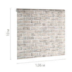 Обои компакт-винил на флизелиновой основе Simple Kirpichi SP71809-48 (1,06х10,05 м) - фото 2