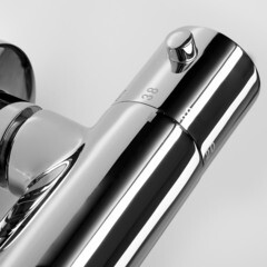 Смеситель для ванны WasserKraft Berkel 4800 хром термостатический с коротким изливом без лейки (4811) - фото 2