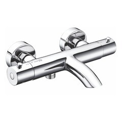Смеситель для ванны WasserKraft Berkel 4800 хром термостатический с коротким изливом без лейки (4811)