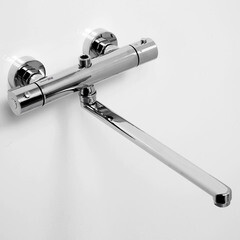 Смеситель для ванны WasserKraft Berkel 4800 хром термостатический с длинным изливом без лейки (4822L) - фото 3